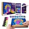 OKTO | DIY 3D Creative Air Dry Clay Kit | Kids Painting by Numbers Coloring Set | OWL | Frame 11.8x11.8 in